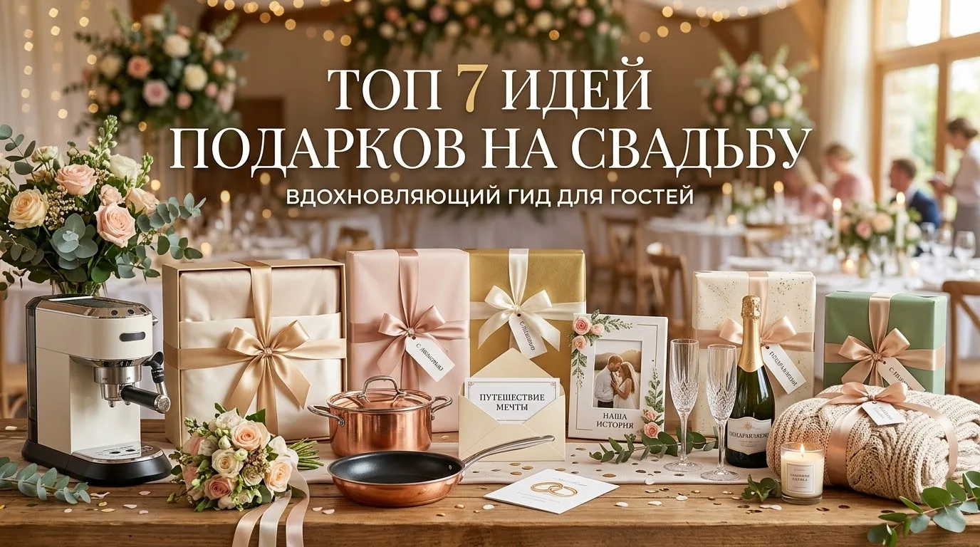 ТОП-7 идей подарков на свадьбу, которые запомнят навсегда